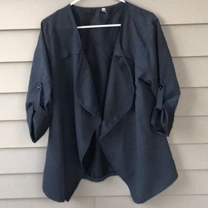 Navy blue light weight jacket.  Size 3X NWOT